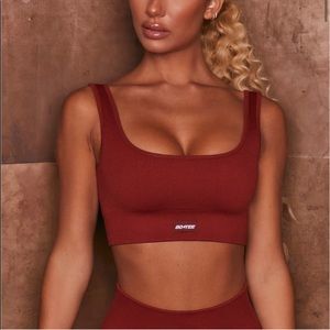 Bo and tee ribbed bra and short set